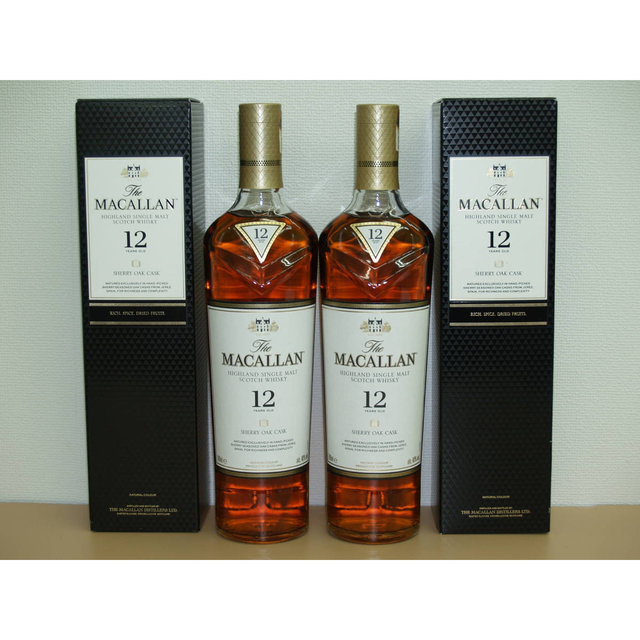 MACALLAN マッカラン12年　シェリーオークカスク　5本