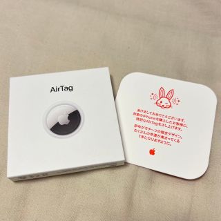 アップル(Apple)のRa★新品送料込◆AirTag◆初売り限定デザイン◆兎(その他)