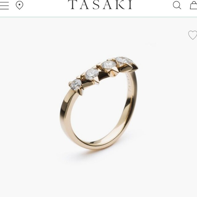 TASAKI(タサキ)のふーちゃん様専用 TASAKI チャッティープラント リング k18 レディースのアクセサリー(リング(指輪))の商品写真