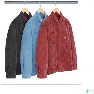 シュプリーム(Supreme)のSupreme Quilted Corduroy Shirt シャツジャケット(シャツ)