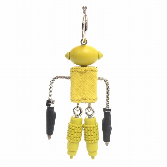 PRADA(プラダ)の極美品 プラダ PRADA ロボット ジュエリー サフィアーノ ピアス ◆１ メンズのアクセサリー(ピアス(両耳用))の商品写真