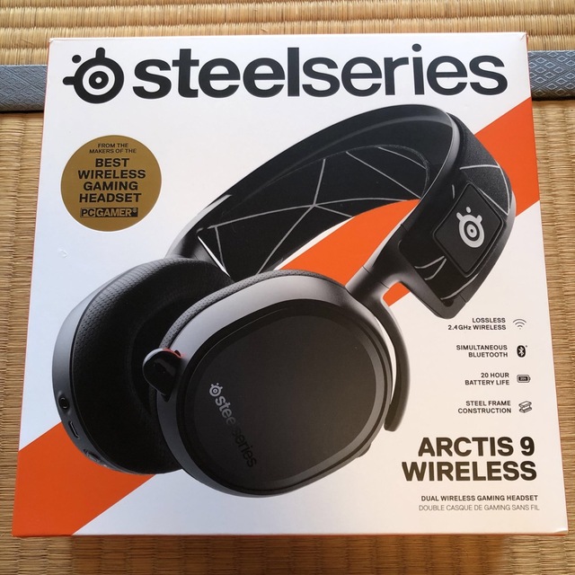 steelseries arctis 9 wireless スマホ/家電/カメラのオーディオ機器(ヘッドフォン/イヤフォン)の商品写真