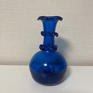 小谷眞三　倉敷ガラス　花瓶(ガラス)