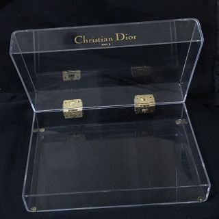 クリスチャンディオール(Christian Dior)のクリスチャンディオールコスメアクリルボックス　メイクボックス(メイクボックス)