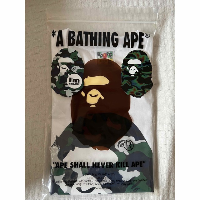 A BATHING APE(アベイシングエイプ)の★XXL・新品★BAPE STORE ISETAN APE HEAD TEE メンズのトップス(Tシャツ/カットソー(半袖/袖なし))の商品写真