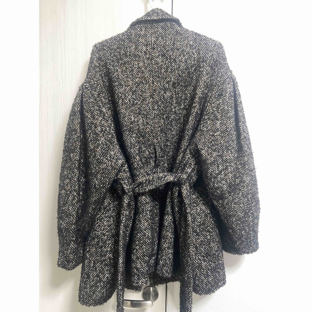 【21AW CLANE】MIX LOOP TWEED BOX COAT