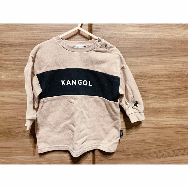 KANGOL(カンゴール)のバースデイ KANGOL トレーナー 90cm 裏起毛 キッズ/ベビー/マタニティのキッズ服男の子用(90cm~)(Tシャツ/カットソー)の商品写真