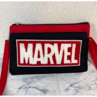 マーベル(MARVEL)の《MARVEL》（スマホ収納ポケット付き）サコッシュ(ショルダーバッグ)