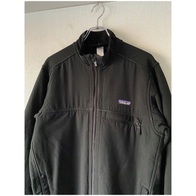 2008年製 patagonia ポリエステル ソフトシェル 黒 ジャケット 日本 ...