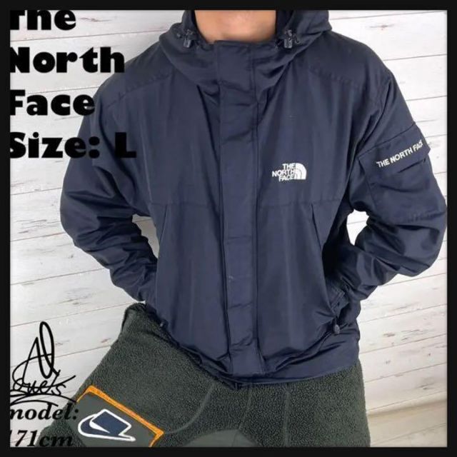 ザノースフェイス☆NORTH FACE 刺繍ロゴ マウンテンジャケット パーカー-