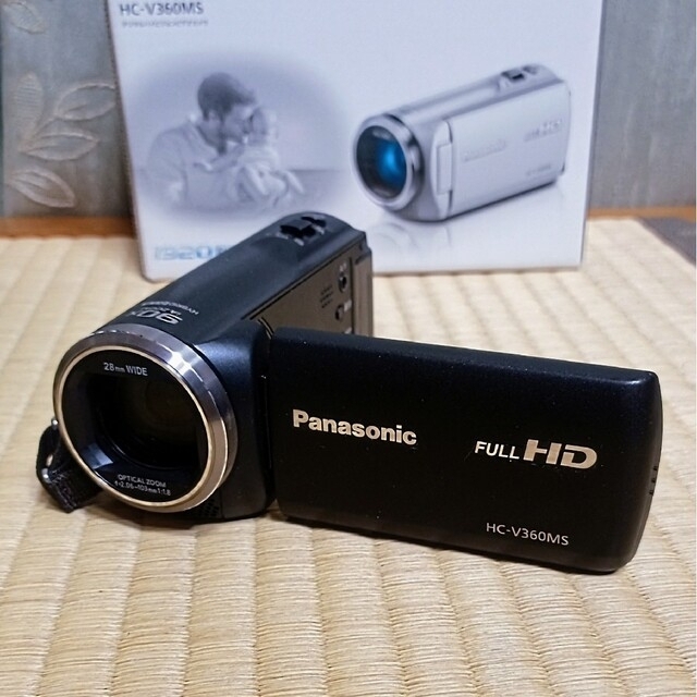 最安値在庫 Panasonic デジタルハイビジョンビデオカメラ HC-V360MS 得