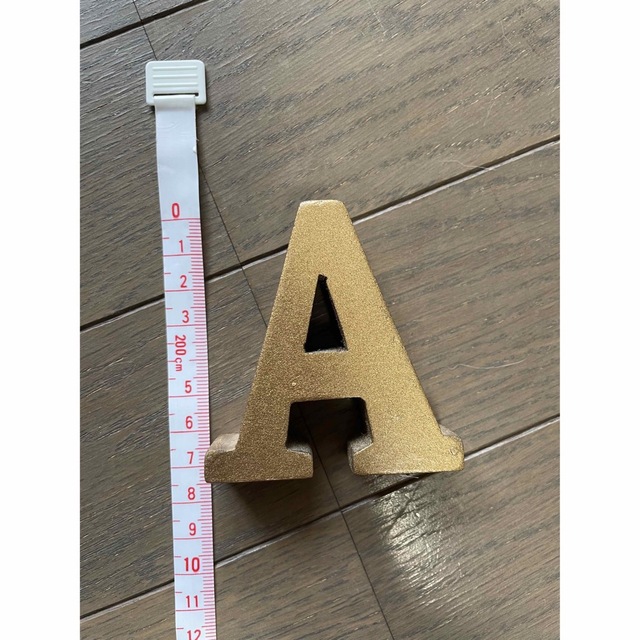 【A】ゴールドアルファベットオブジェ インテリア/住まい/日用品のインテリア小物(置物)の商品写真