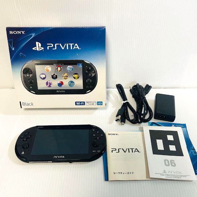 PS vita PCH-2000 本体 ブラック本体 - 携帯用ゲーム機本体