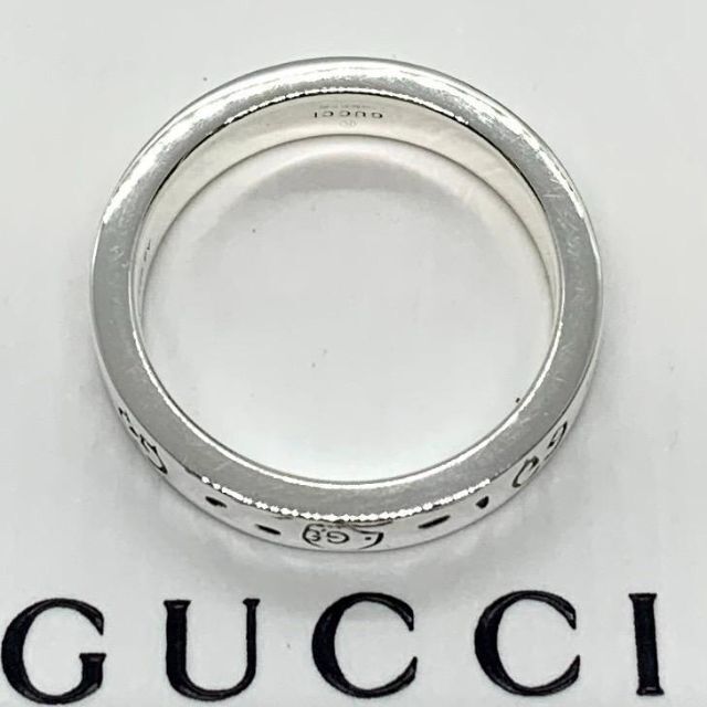 Gucci(グッチ)の335 極美品 グッチ ゴーストリング スリム 刻印 16 日本サイズ 15 レディースのアクセサリー(リング(指輪))の商品写真