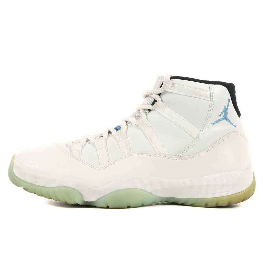 NIKE ナイキ スニーカー AIR JORDAN 11 RETRO LEGEND BLUE 2014年製 378037-117 ホワイト レジェンドブルー シューズ 靴 ブランド サイズ：27.5cm US9.5【メンズ】【R033】