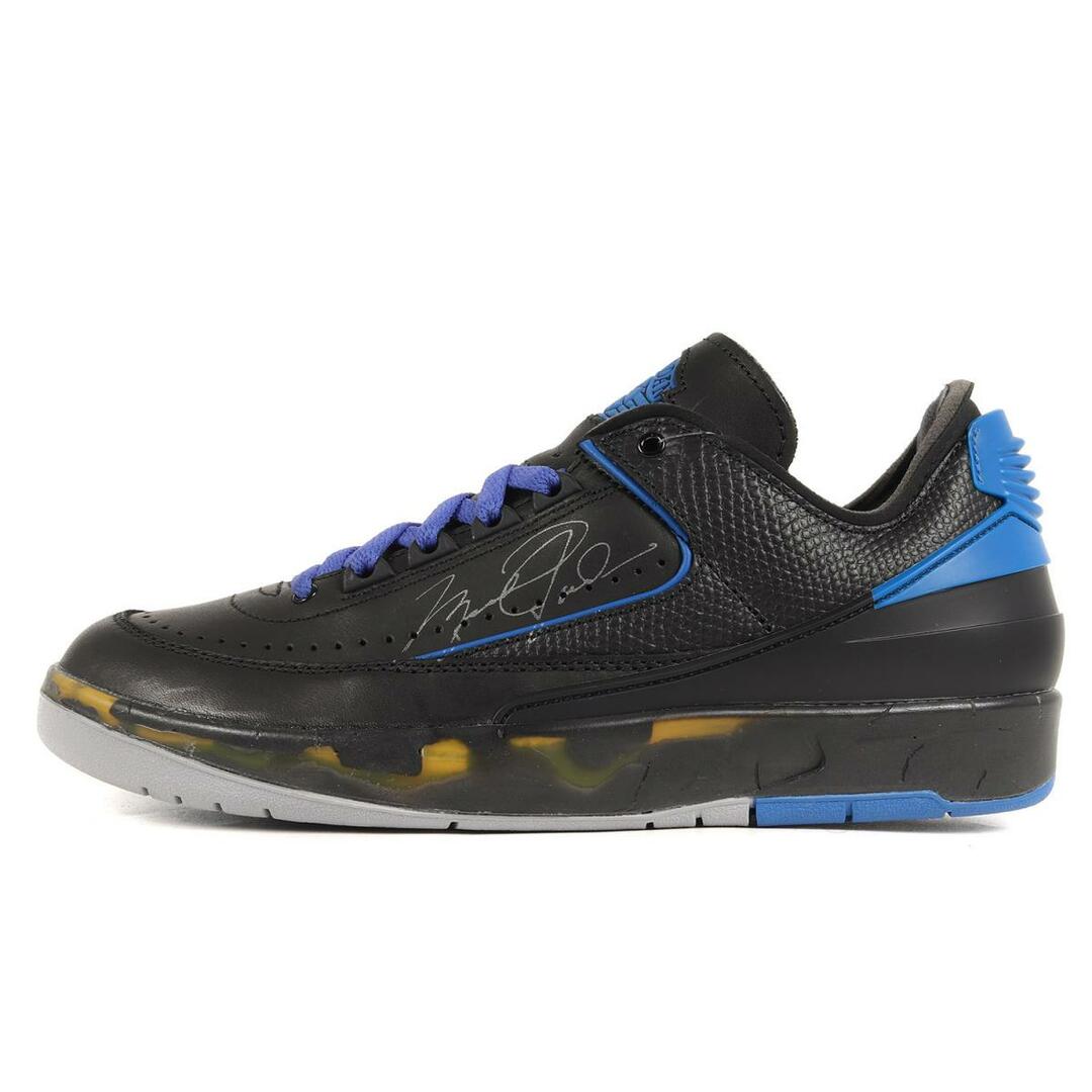 OFF-WHITE オフホワイト スニーカー 21AW ×NIKE ナイキ AIR JORDAN 2 RETRO LOW SP DJ4375-004 シューズ 靴 ブランド ブラック バーシティーロイヤル サイズ：25.5cm US7.5 【メンズ】【R033】