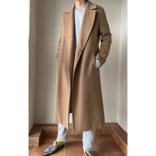 camel long coat 1