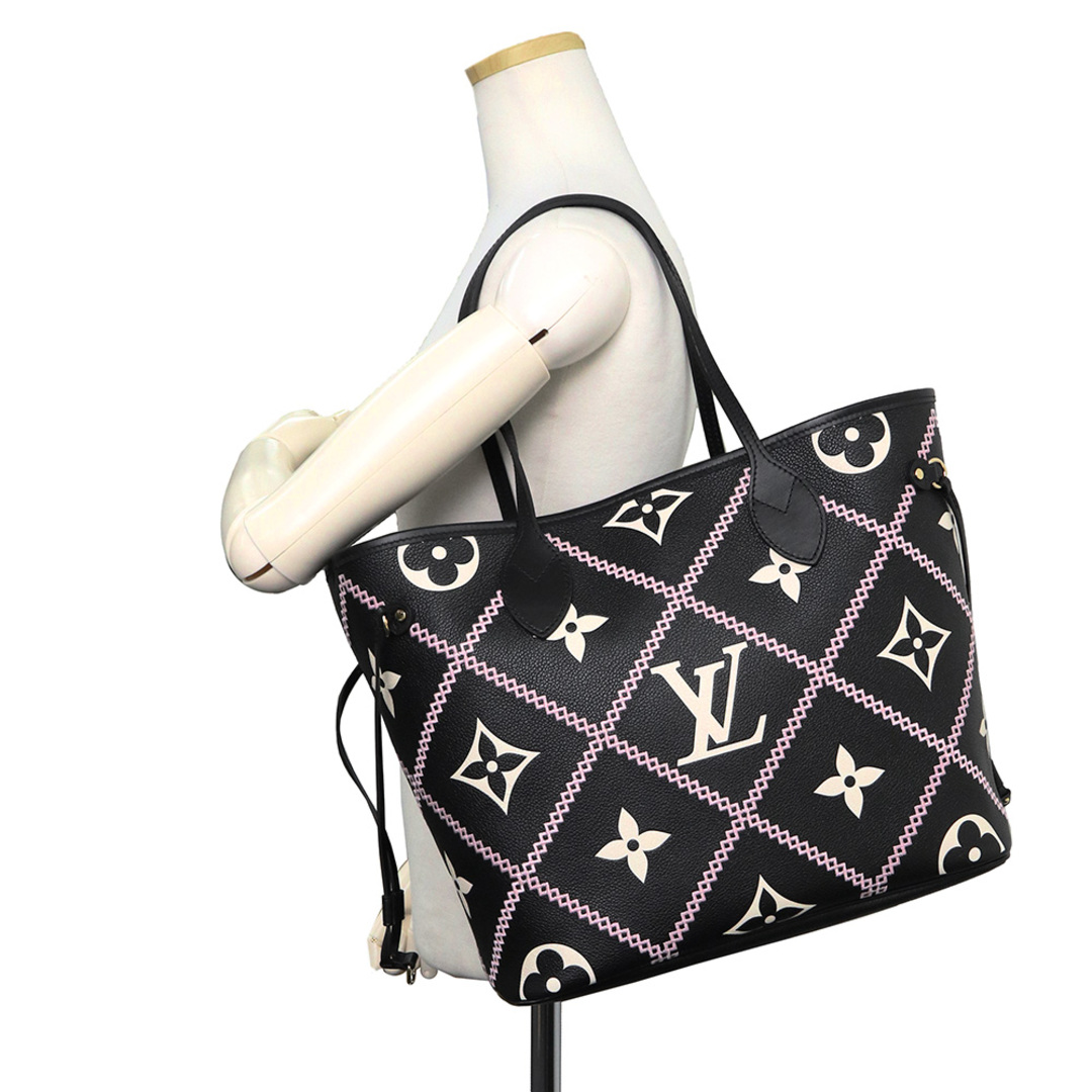 LOUIS VUITTON - ルイ ヴィトン ネヴァーフル MM ステッチ 刺繍トート