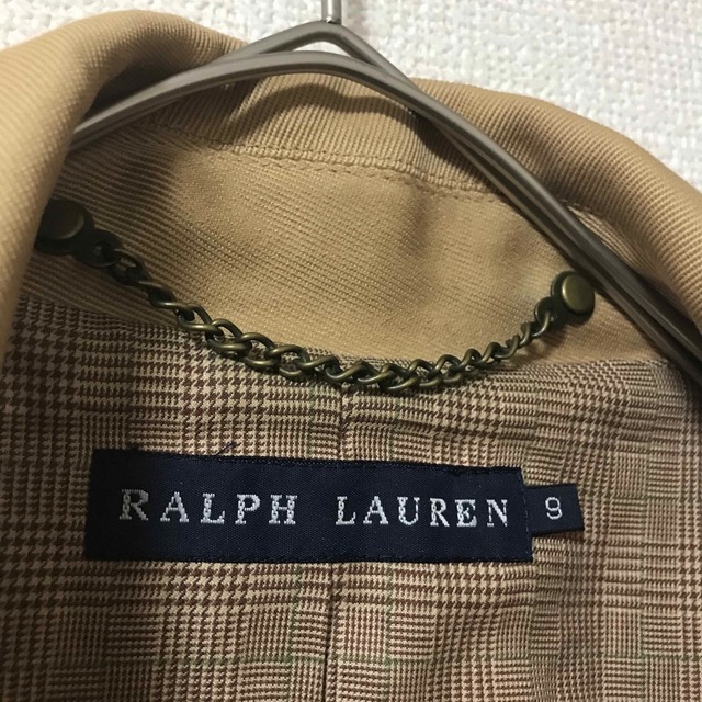 Ralph Lauren(ラルフローレン)のラルフローレン　RALPH LAUREN  ステンカラーコート　ベルト付9サイズ レディースのジャケット/アウター(ロングコート)の商品写真