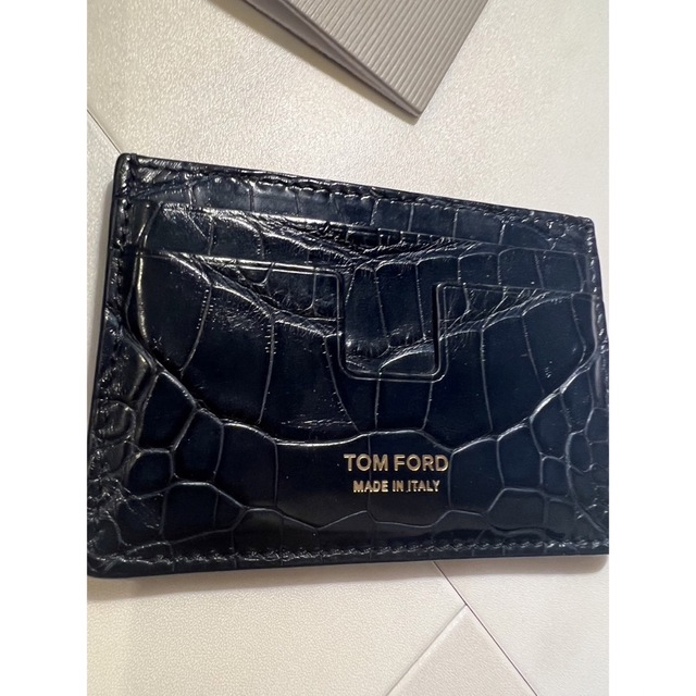 TOM FORD(トムフォード)のTOMFORD トムフォード　名刺入れ　本クロコ メンズのファッション小物(名刺入れ/定期入れ)の商品写真