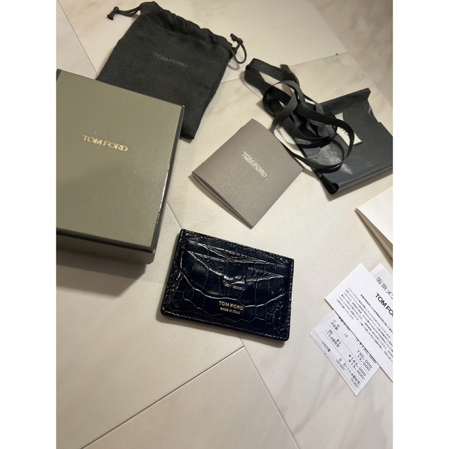 TOM FORD(トムフォード)のTOMFORD トムフォード　名刺入れ　本クロコ メンズのファッション小物(名刺入れ/定期入れ)の商品写真