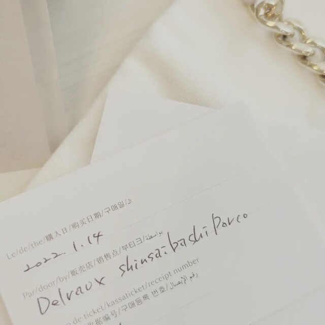 DELVAUX デルヴォー 2022 チェーンストラップ
