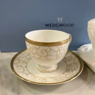 ウェッジウッド(WEDGWOOD)のWEDGWOOD コーヒーカップ&ソーサー2客セット(食器)