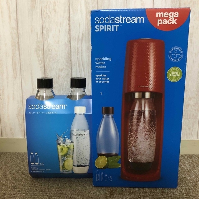 SodaStreamソーダストリーム スターターキット スピリット RD SSM1067