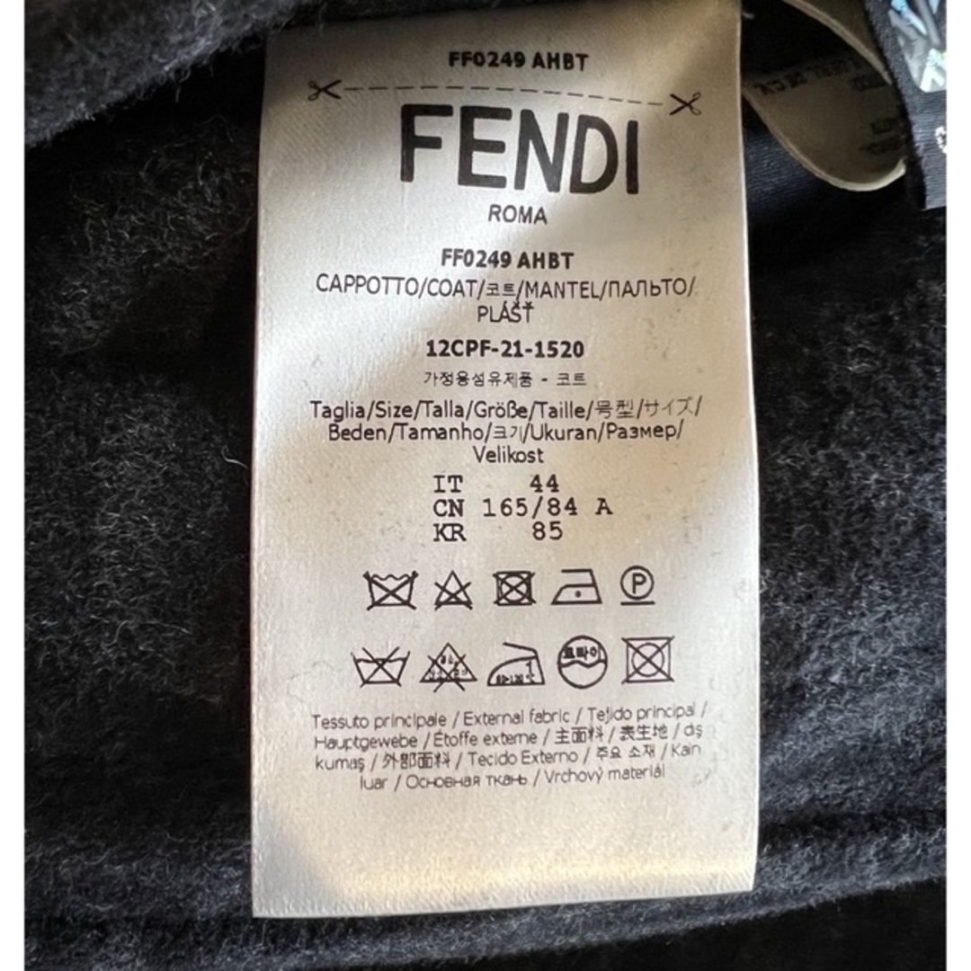 FENDI フェンディ リバーシブル ダッフルコート メンズ 6