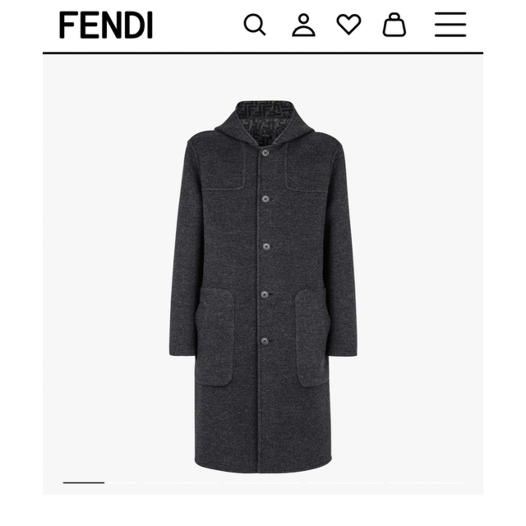 FENDI フェンディ リバーシブル ダッフルコート メンズ 2
