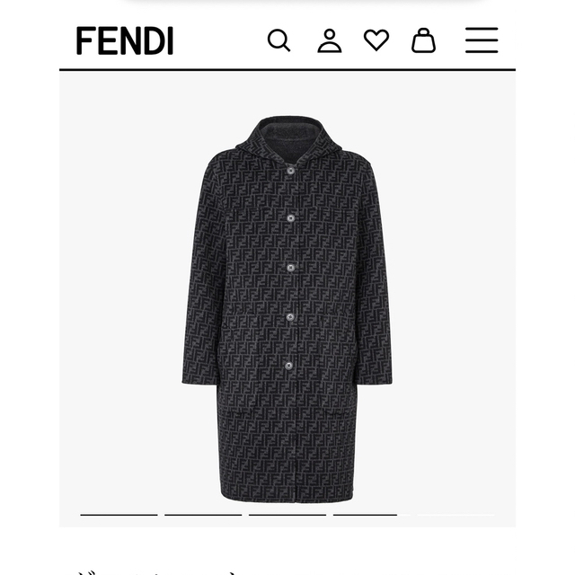 FENDI(フェンディ)のFENDI フェンディ リバーシブル ダッフルコート メンズ メンズのジャケット/アウター(ダッフルコート)の商品写真