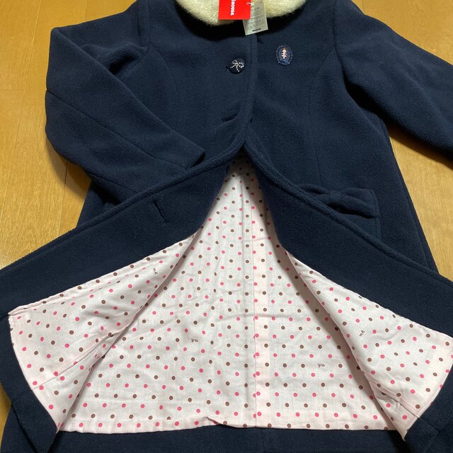 mikihouse(ミキハウス)のミキハウスコート130 キッズ/ベビー/マタニティのキッズ服女の子用(90cm~)(コート)の商品写真