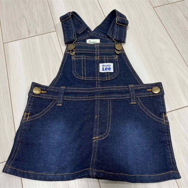 Lee(リー)のLee オーバーオール　スカート　80cm キッズ/ベビー/マタニティのキッズ服女の子用(90cm~)(スカート)の商品写真