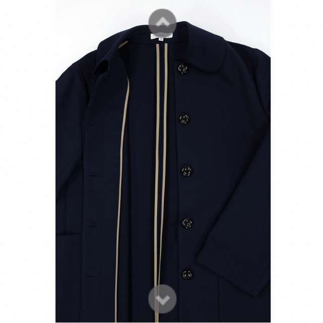 30%OFF SALE セール yori 新品タグ付 36 スカーフ付きステンカラー