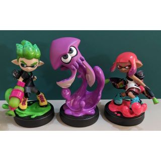 ニンテンドースイッチ(Nintendo Switch)のamiibo  スプラトゥーン 3個セット(ゲームキャラクター)