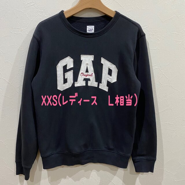 GAP(ギャップ)のGAP ギャップ　スウェット　トレーナー　ブラック　XXS（レディース　Ｌ相当） レディースのトップス(トレーナー/スウェット)の商品写真