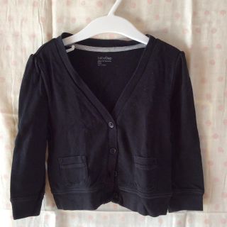 ベビーギャップ(babyGAP)のBaby GAP ニットカーディガン 黒(カーディガン)