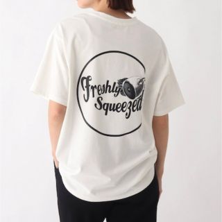 オペークドットクリップ(OPAQUE.CLIP)のタグ付き未着用/FRESHLY SQUEEZED MUSIC バックロゴTシャツ(Tシャツ(半袖/袖なし))