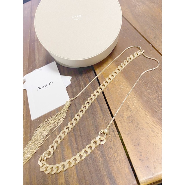 アメリヴィンテージ CHAIN FRINGE NECKLACE ベストセラー www.gold-and