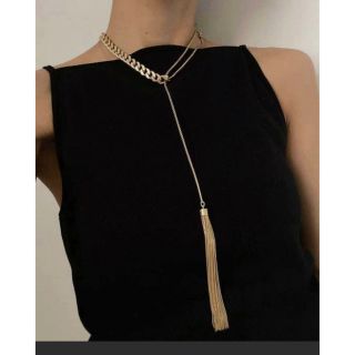 アメリヴィンテージ(Ameri VINTAGE)のアメリヴィンテージ　CHAIN FRINGE NECKLACE(ネックレス)