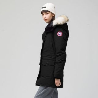 カナダグース(CANADA GOOSE)の■訳有ほぼ新品【CANADA GOOSE】ブロンテパーカ 2603JL、XS、黒(ダウンジャケット)