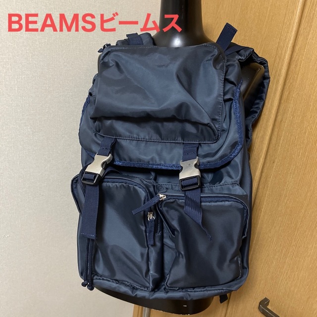 美品✨BEAMS ビームス バッグパック/リュック ブラック黒