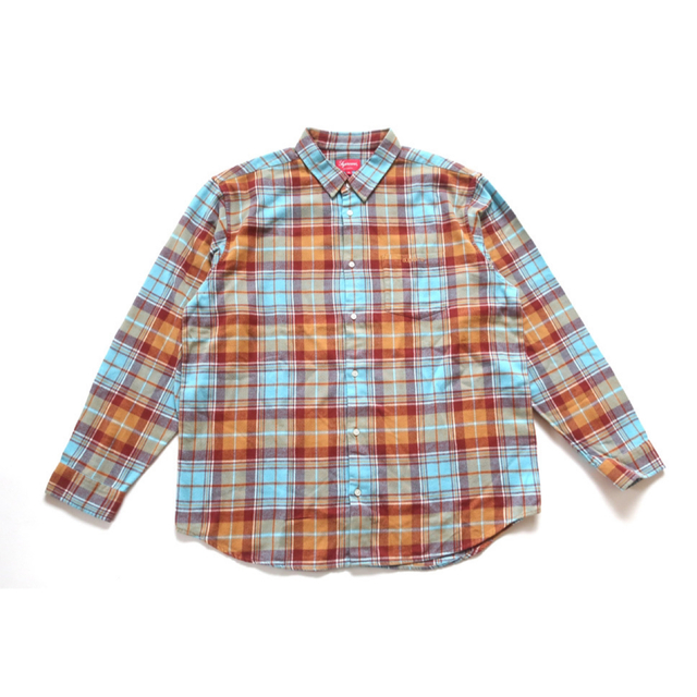 トップス(XL)Supreme Plaid Flannel Shirtシュプリームシャツ