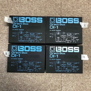 BOSS DI-1 ダイレクトボックス4個【バラ売り可能要相談】-