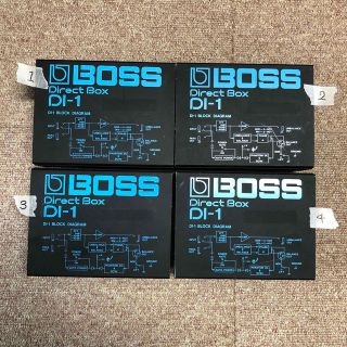 BOSS DI-1 ダイレクトボックス4個【バラ売り可能要相談】-