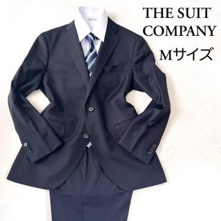 スーツカンパニー(THE SUIT COMPANY)の美品✨スーツカンパニー セットアップ カノニコ super110S 2B 紺 M(セットアップ)