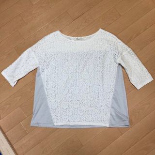 ユナイテッドアローズグリーンレーベルリラクシング(UNITED ARROWS green label relaxing)のグリーンレーベルリラクシング　レーストップス　切り替えトップス　入学式　入園式(カットソー(半袖/袖なし))