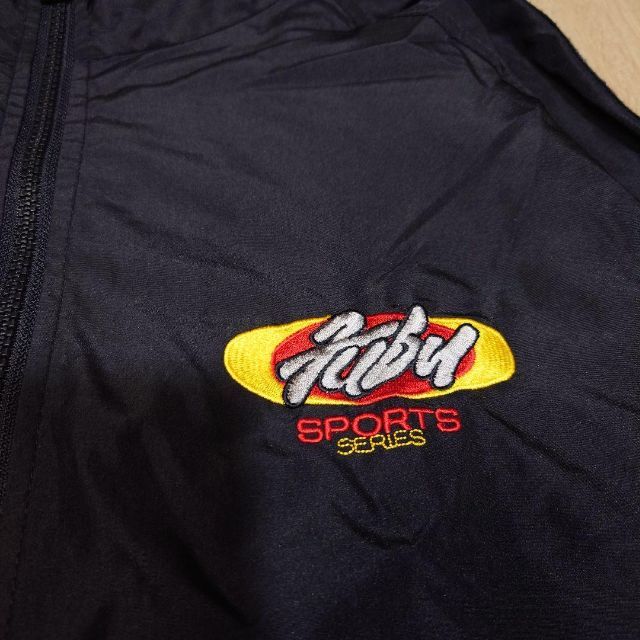 90s FUBU ビッグロゴ刺繍 サイドライン ナイロンジャケット フブ