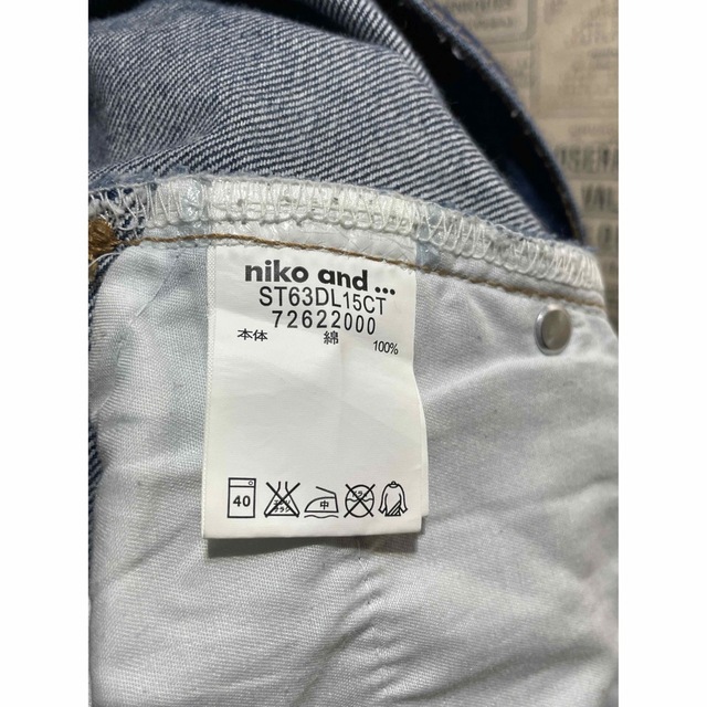 niko and...(ニコアンド)のniko and ニコアンド デニムパンツ size L レディースのパンツ(デニム/ジーンズ)の商品写真