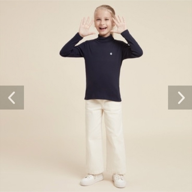 PETIT BATEAU(プチバトー)の新品未使用  プチバトー  タートルネック  長袖  Tシャツ  10ans キッズ/ベビー/マタニティのキッズ服男の子用(90cm~)(Tシャツ/カットソー)の商品写真